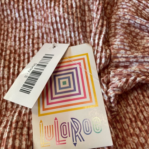 NWT LuLaRoe Kimono Mauve / Pink with White Flowers Size Small - Picture 10 of 10